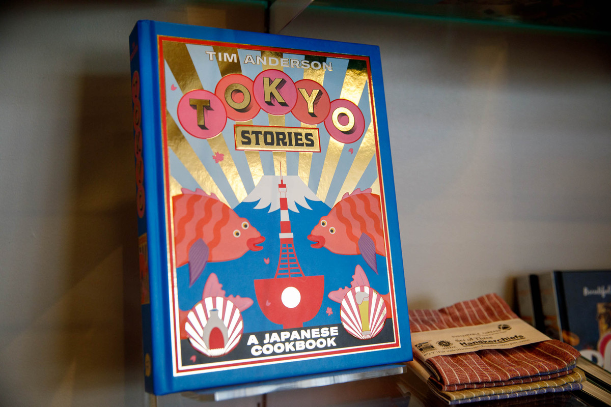 Tokyo Stories book on shelf