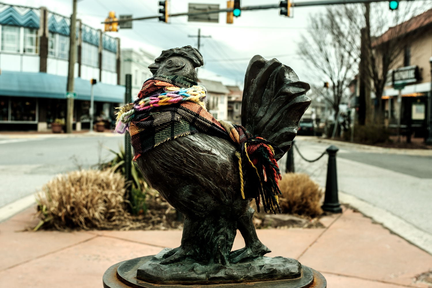 Statue of Roscoe the Rooster, Takoma Park