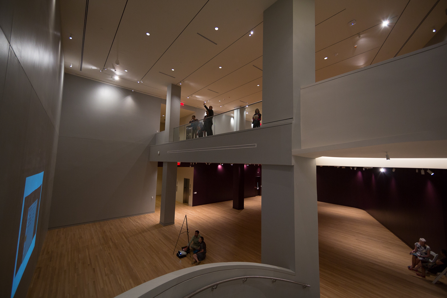 Guests envision future exhibitions.