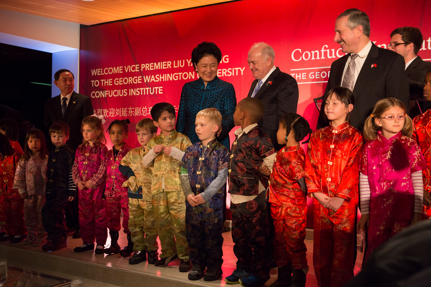 The program participants pose following the event.