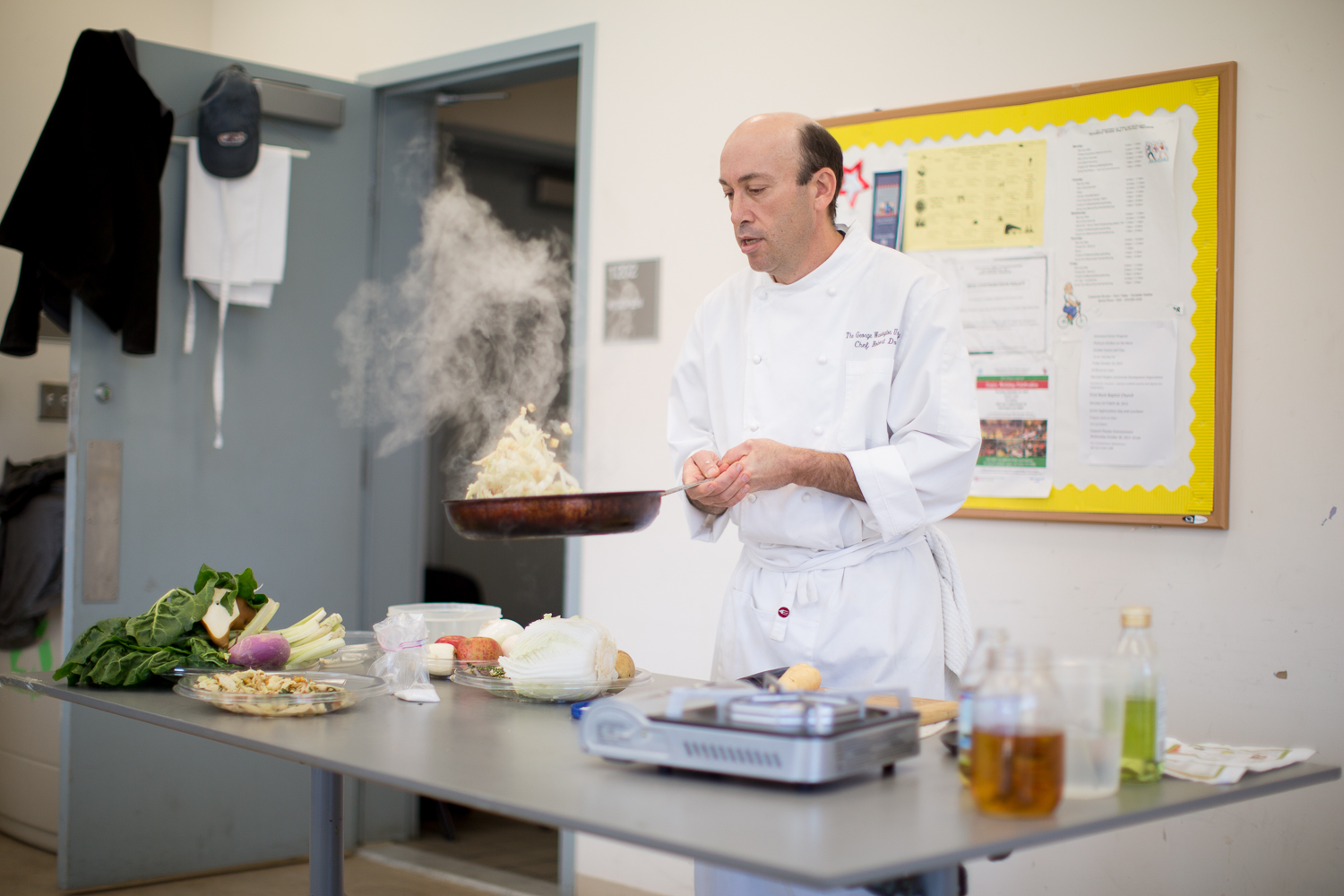 Mr. Donis emphasized light cooking that preserves the