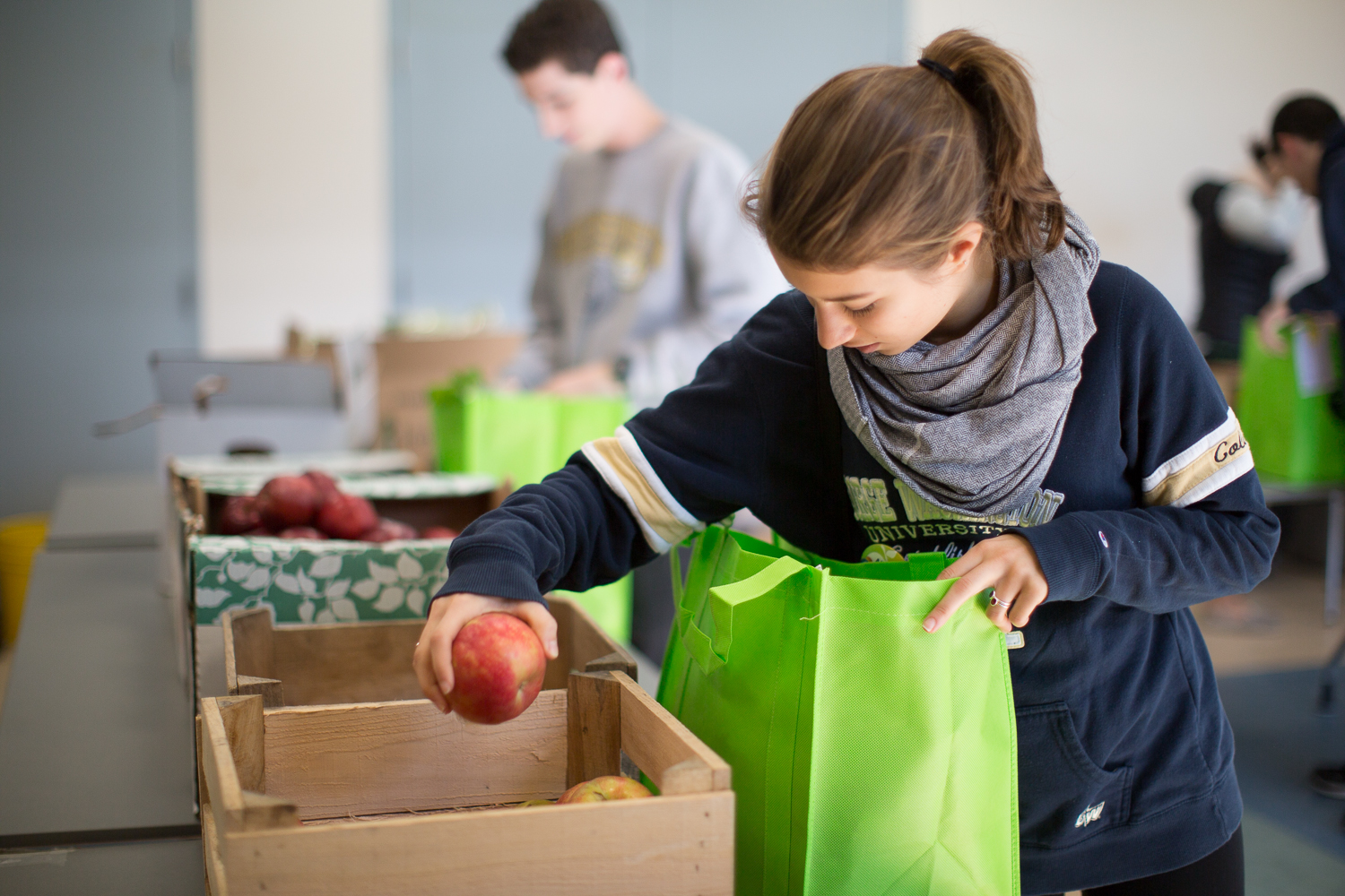 The Pop-Up Produce Market is just one of many events promoting nutrition and sustainability for the university celebration of Fo