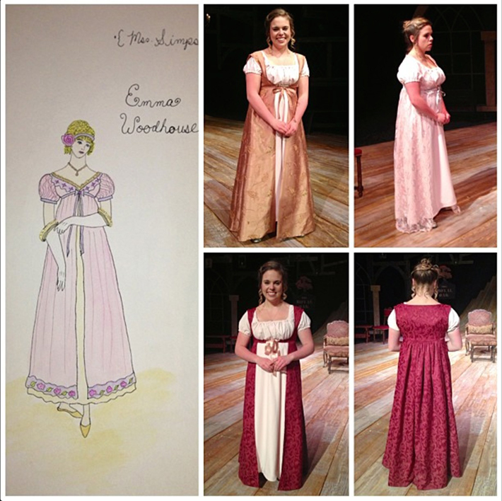 A costume from the GW production of 