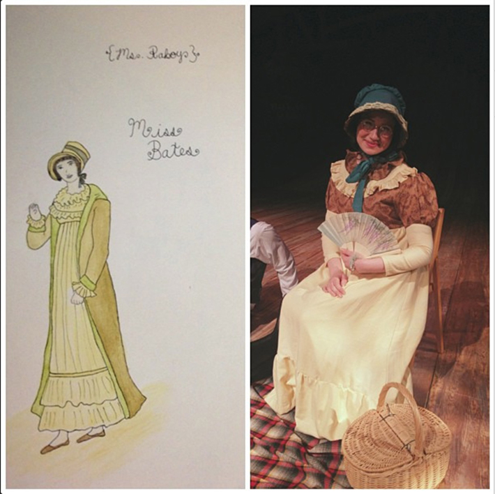 A costume from the GW production of 