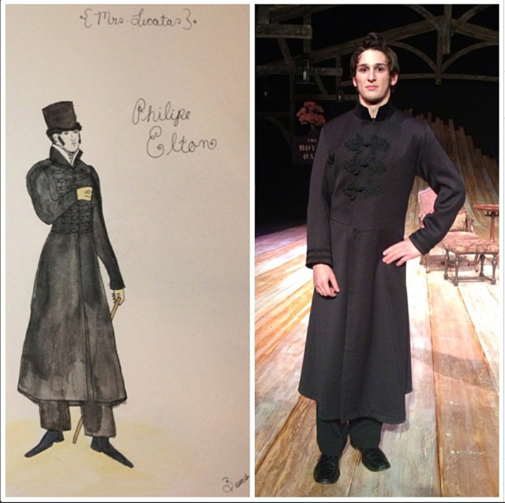 A costume from the GW production of 