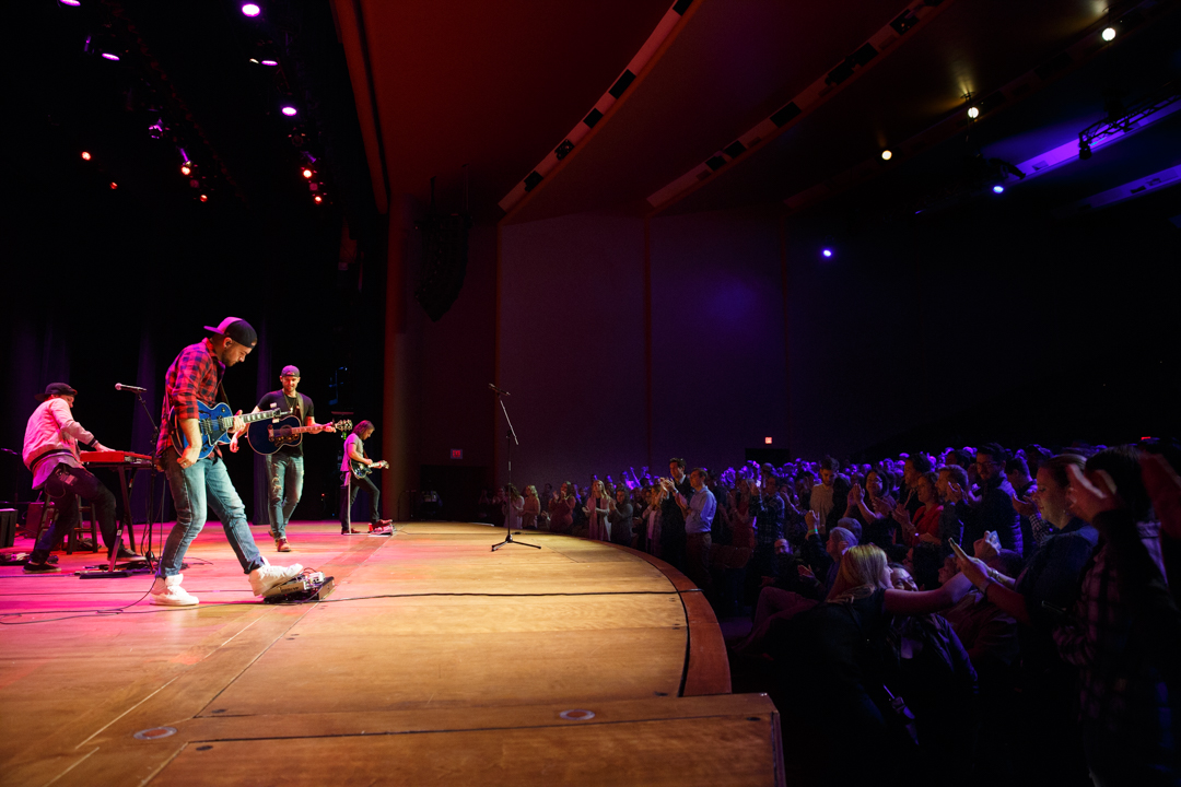 Brett young performing