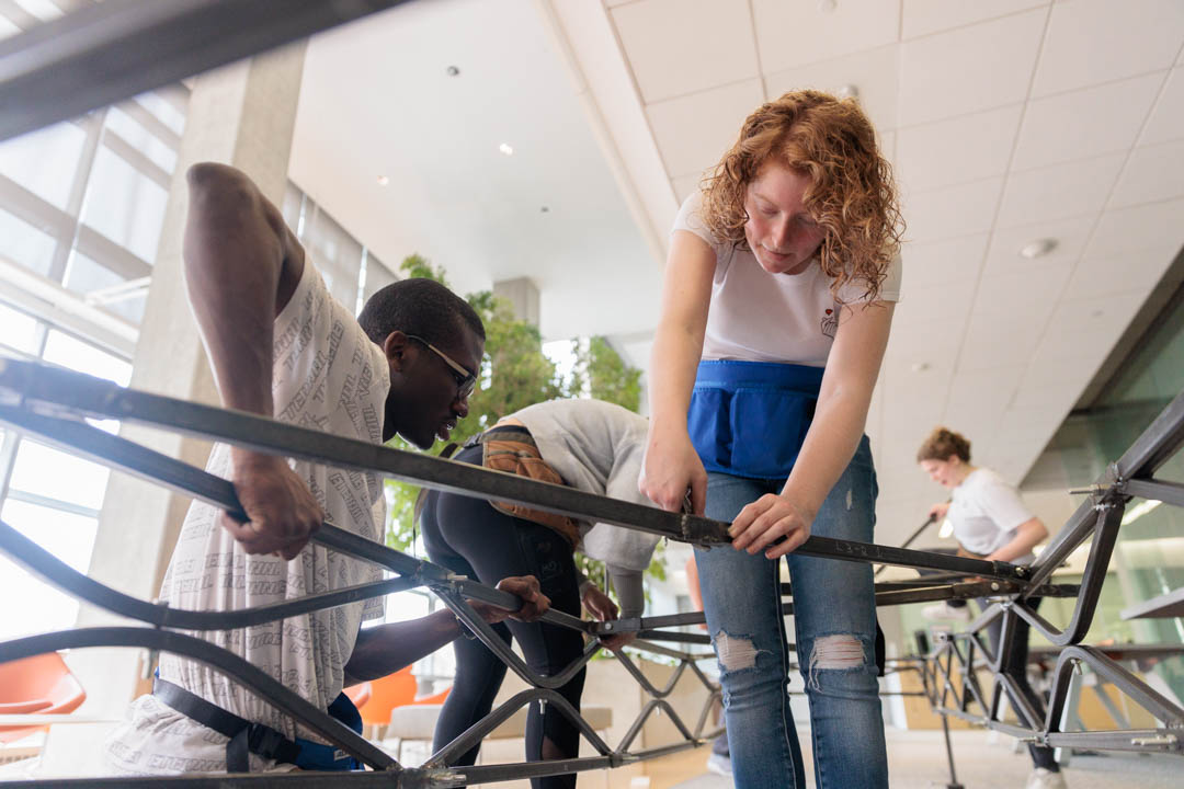 steel bridge assembly