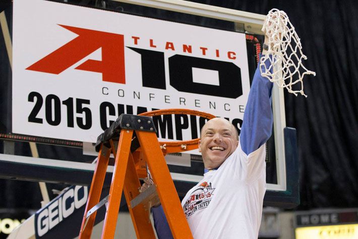 A-10 Coach of the Year Jonathan Tsipis led the Colonials to the Atlantic 10 regular-season and tournament titles.
