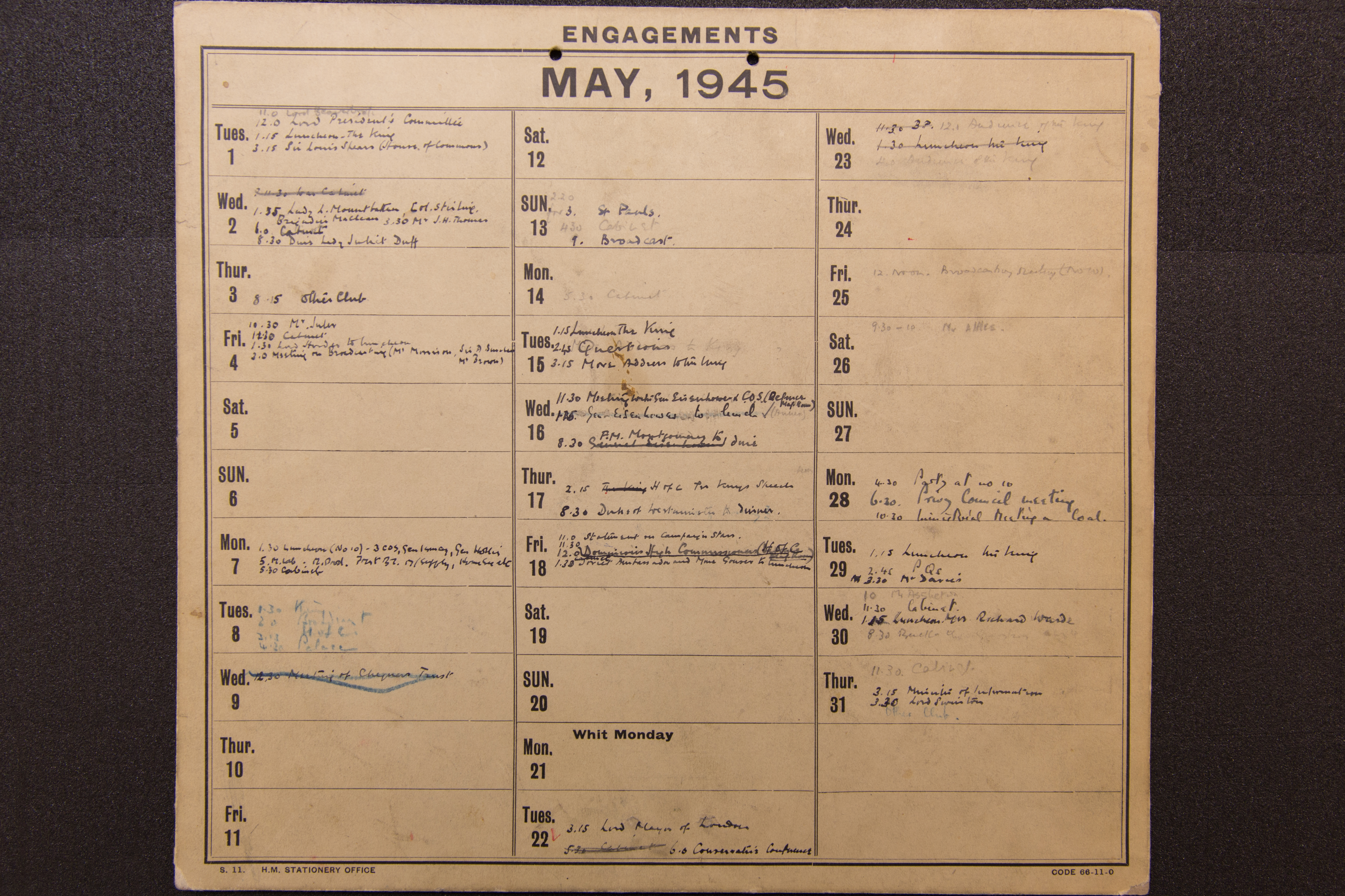 Churchill Daybook Gallery