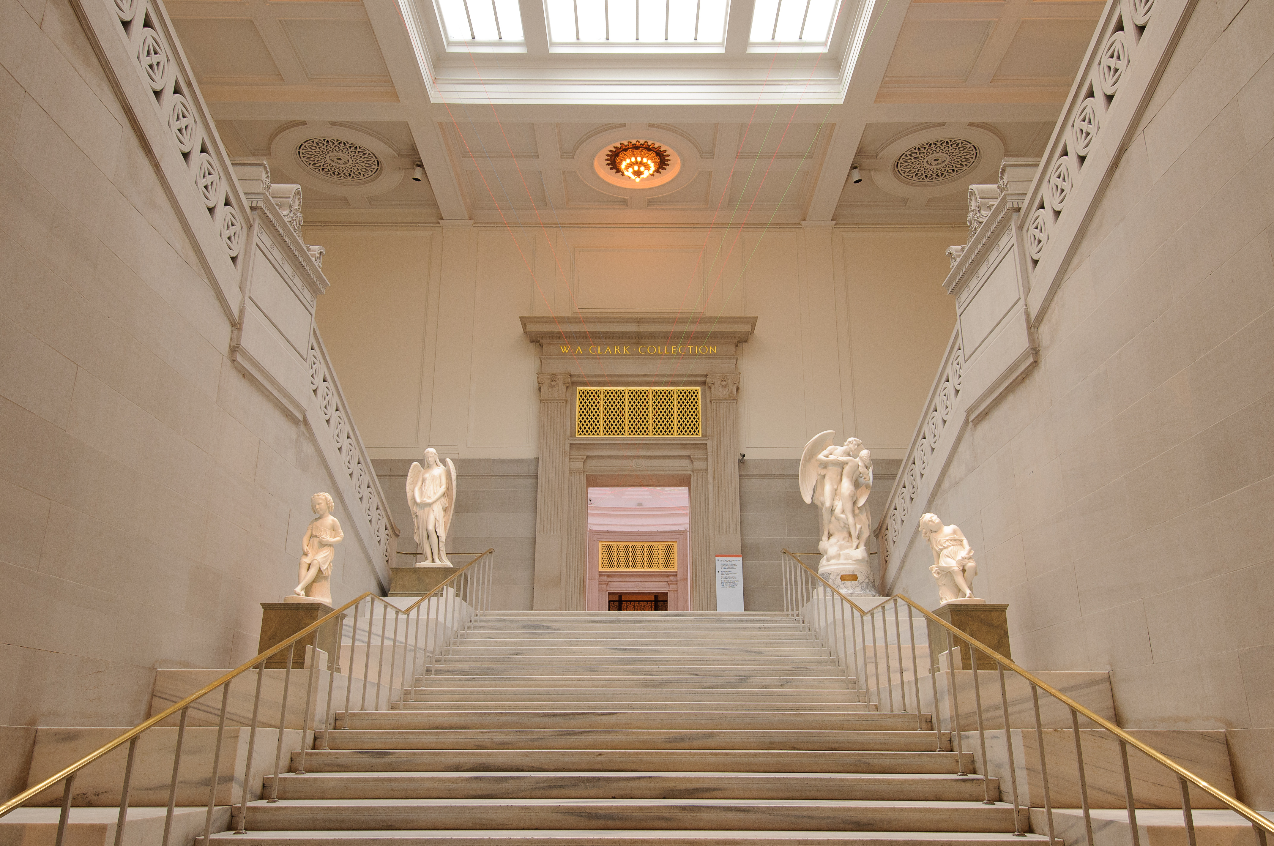 Grand staircase at the Corcoran, Flagg Building