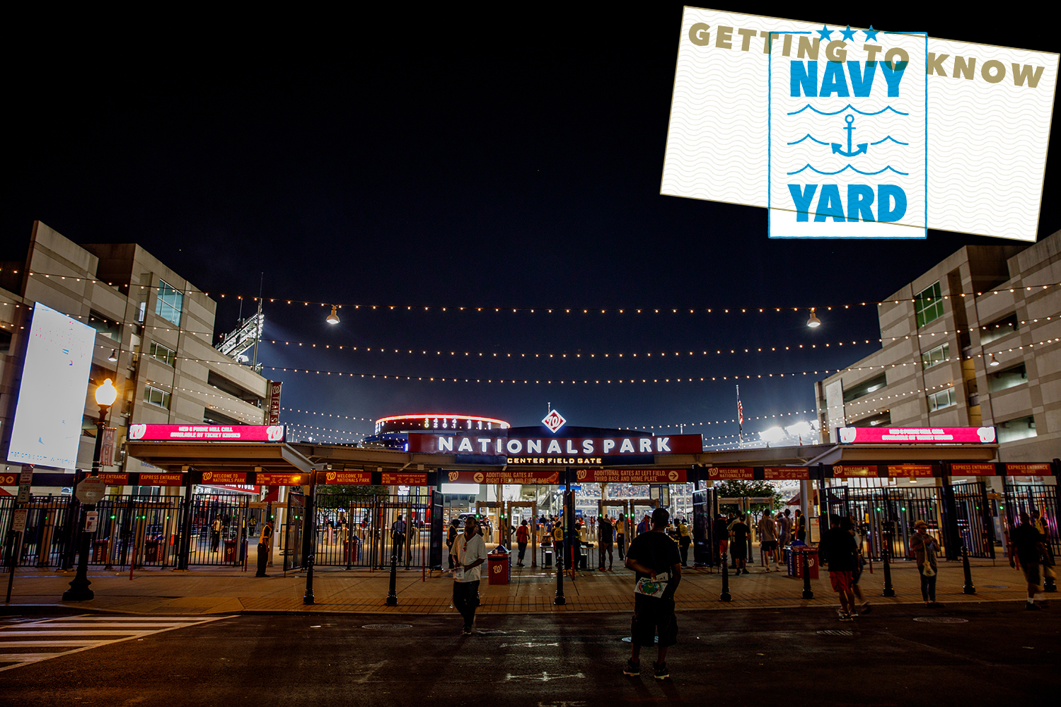 Nationals Park, home of the Washington Nationals, is one of Navy Yard's centerpiece attractions. (William Atkins/GW Today)