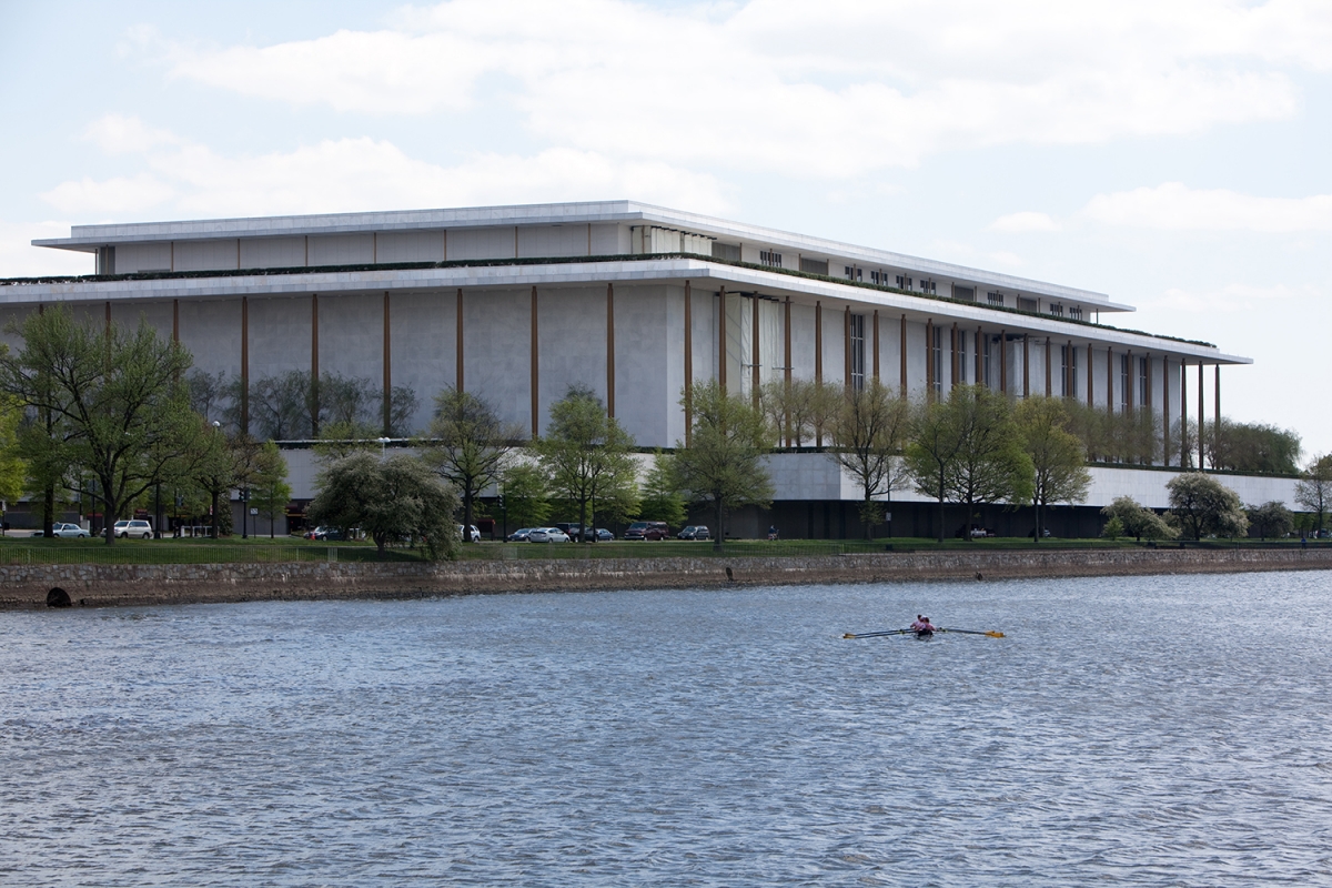 Kennedy Center with Potomac River in foreground