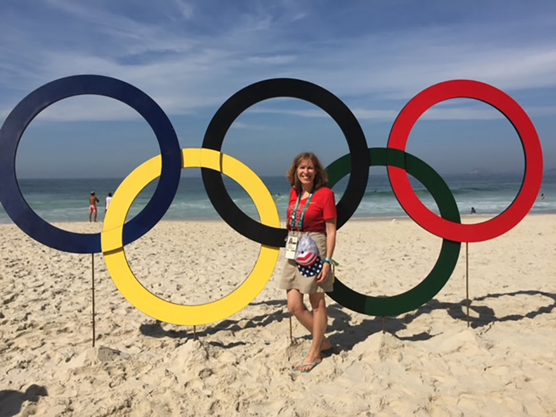 Professor Lisa Delpy Neirotti at 2016 Olympic Games.