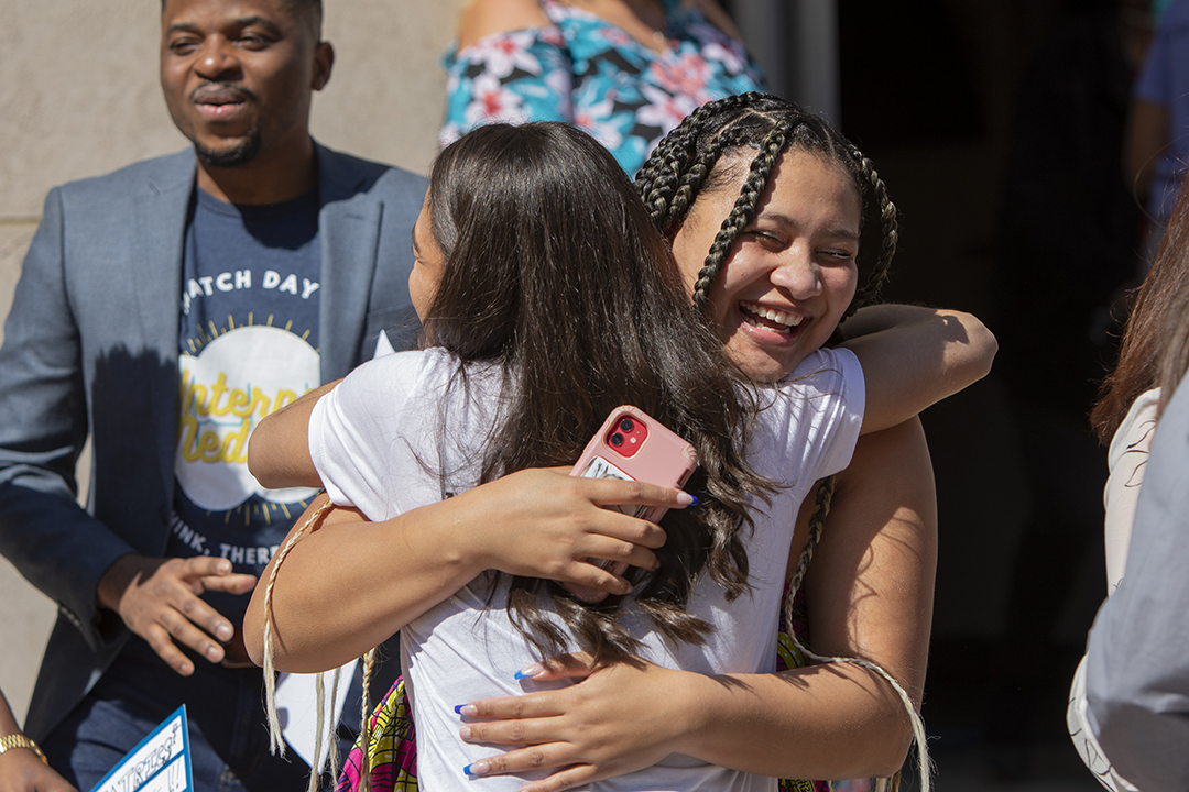Match Day, Smiles and hugs