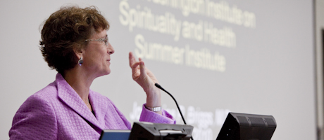 Dr. Puchaski conducting a lecture