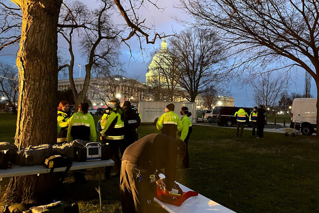 Student EMTs respond to Capitol riot