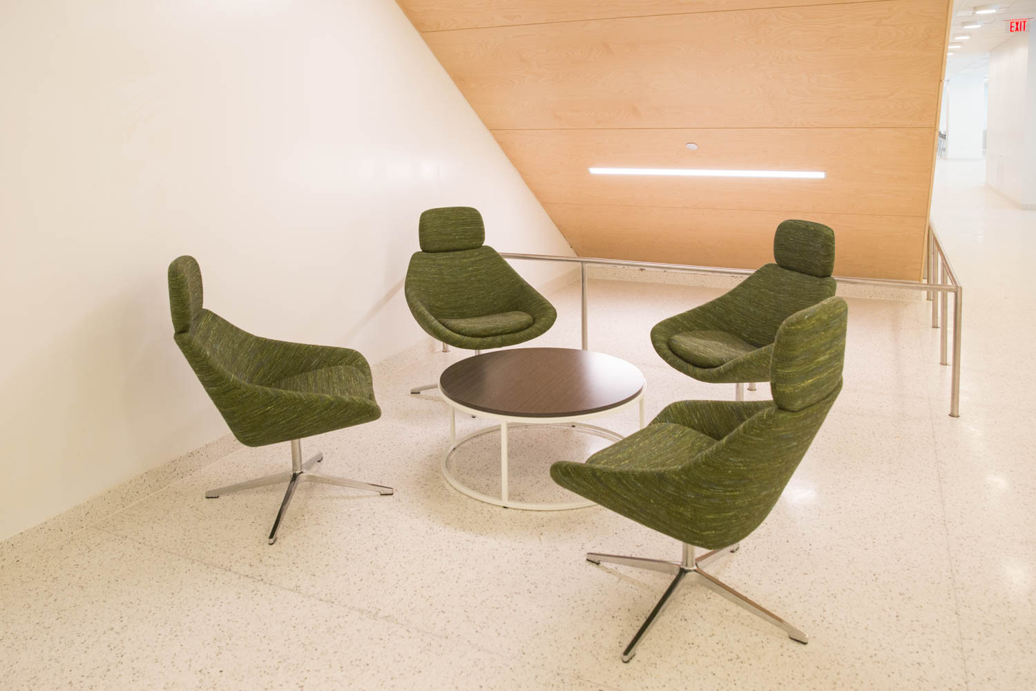 round table with four chairs