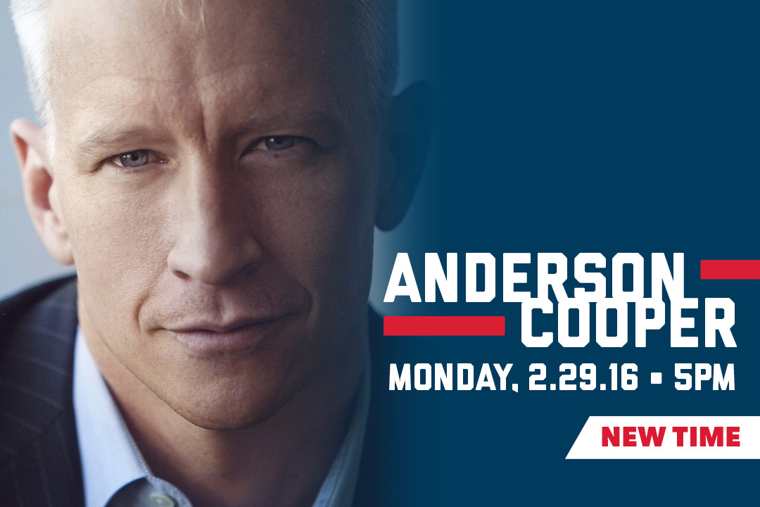 Start Time Changed for Anderson Cooper Visit to GW