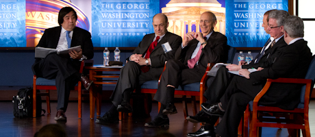 Harold Hongju Koh, Lech Garlicki, Stephen Breyer, David Fontana and Lech Garlicki