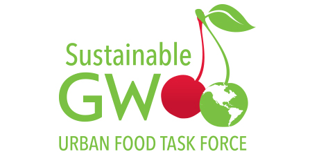 Sustainable GW: Urban Food Task Force with graphical representation of cherry and globe