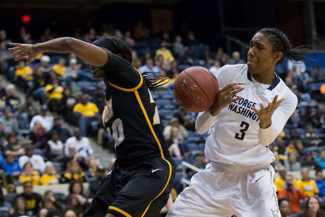 GW Women's Basketball Powers into A-10 Championship Game