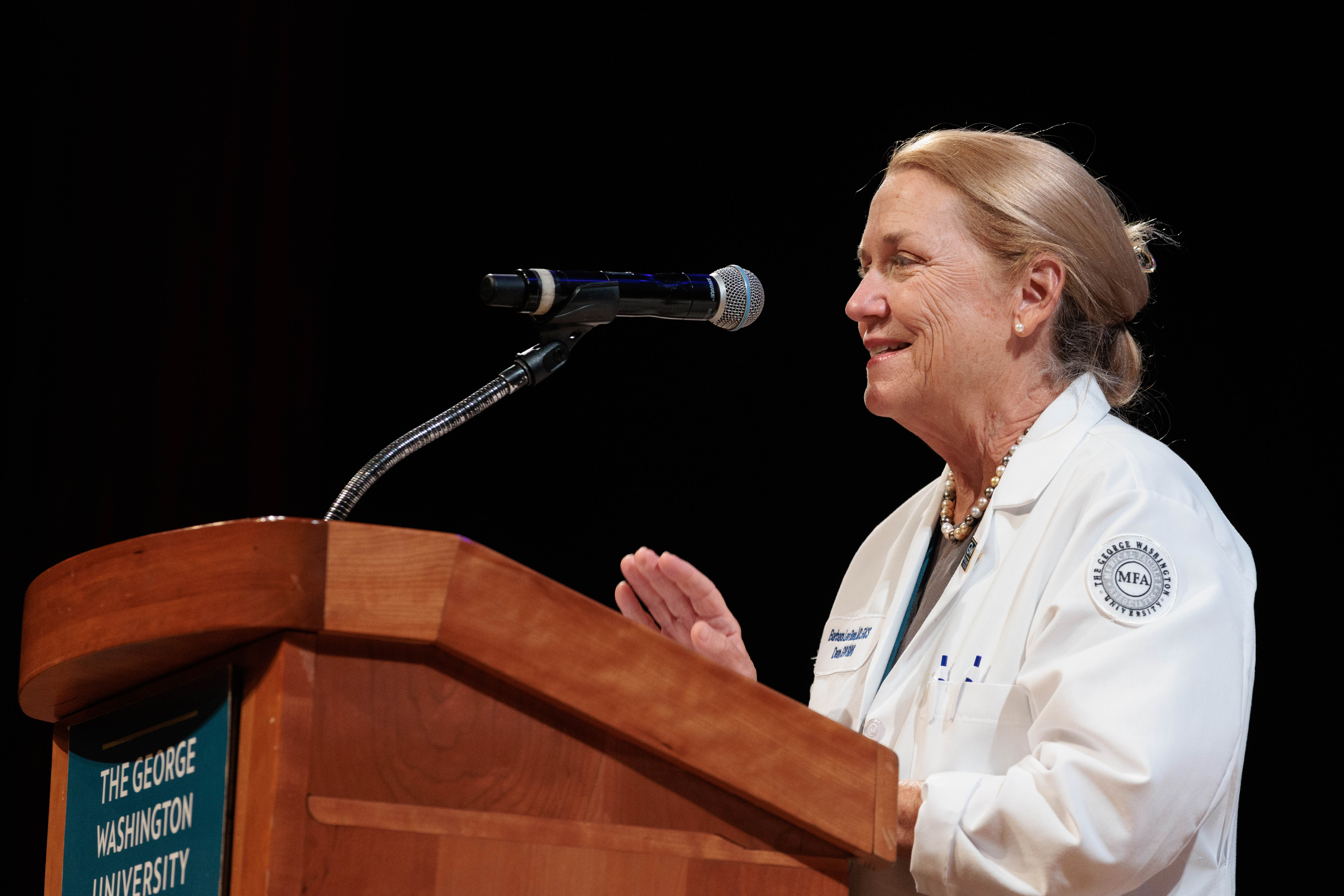 GW SMHS Dean Barbara Bass