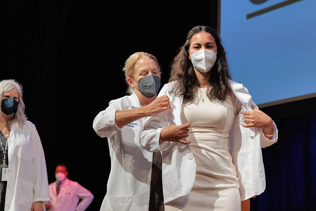 Student Receiving White Coat