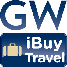 GW iBuy Travel with graphical representation of briefcase