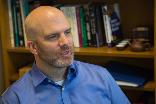 Gregory L. Wallace, associate professor in the Department of Speech, Language & Hearing Sciences 