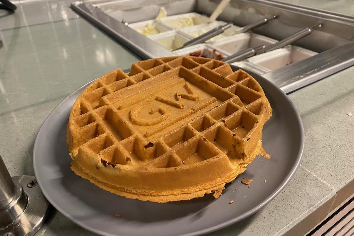 GW-branded waffle