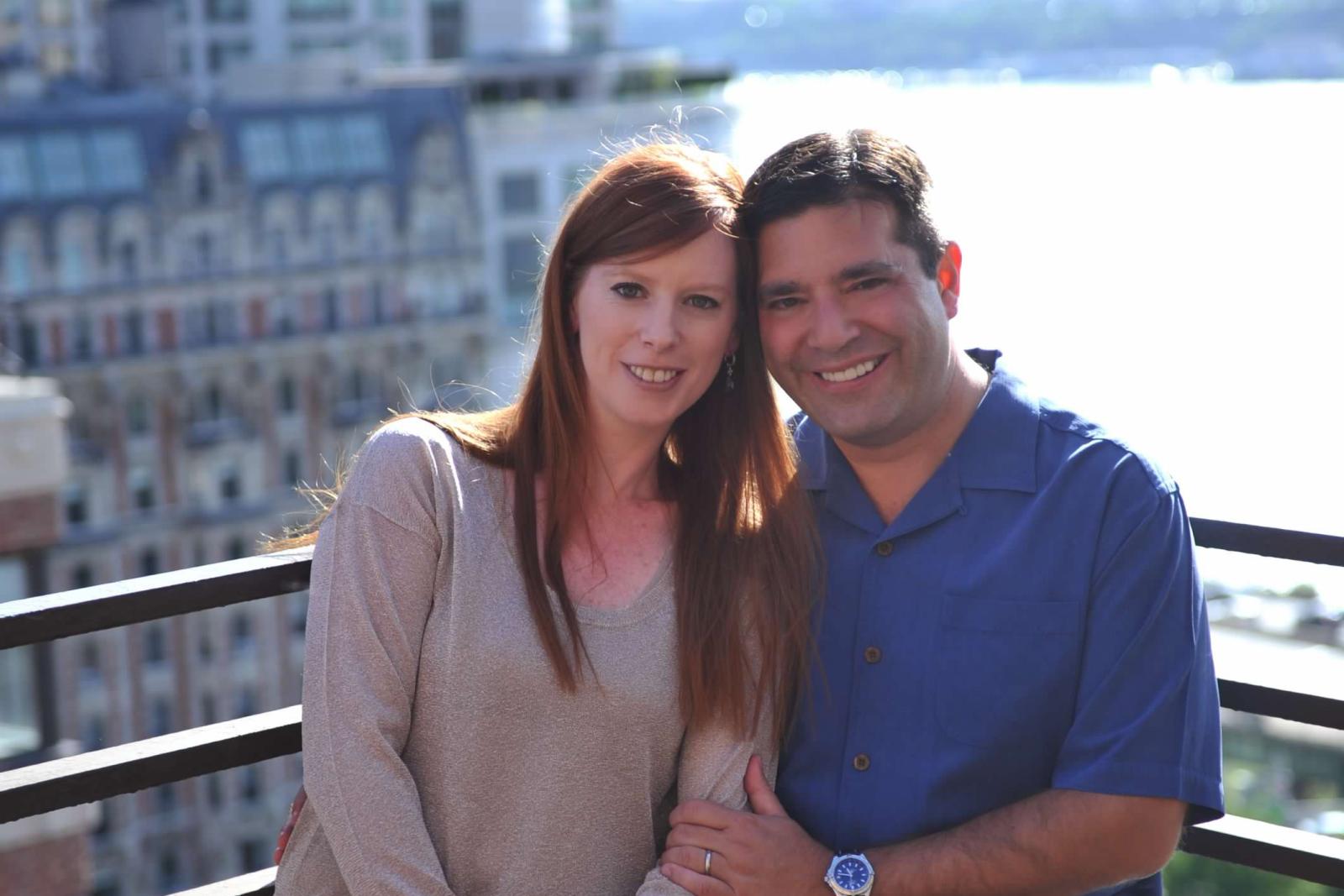 Thomas J. Doherty and his wife, Courtney McGuinn. (Photo courtesy of Thomas J. Doherty)