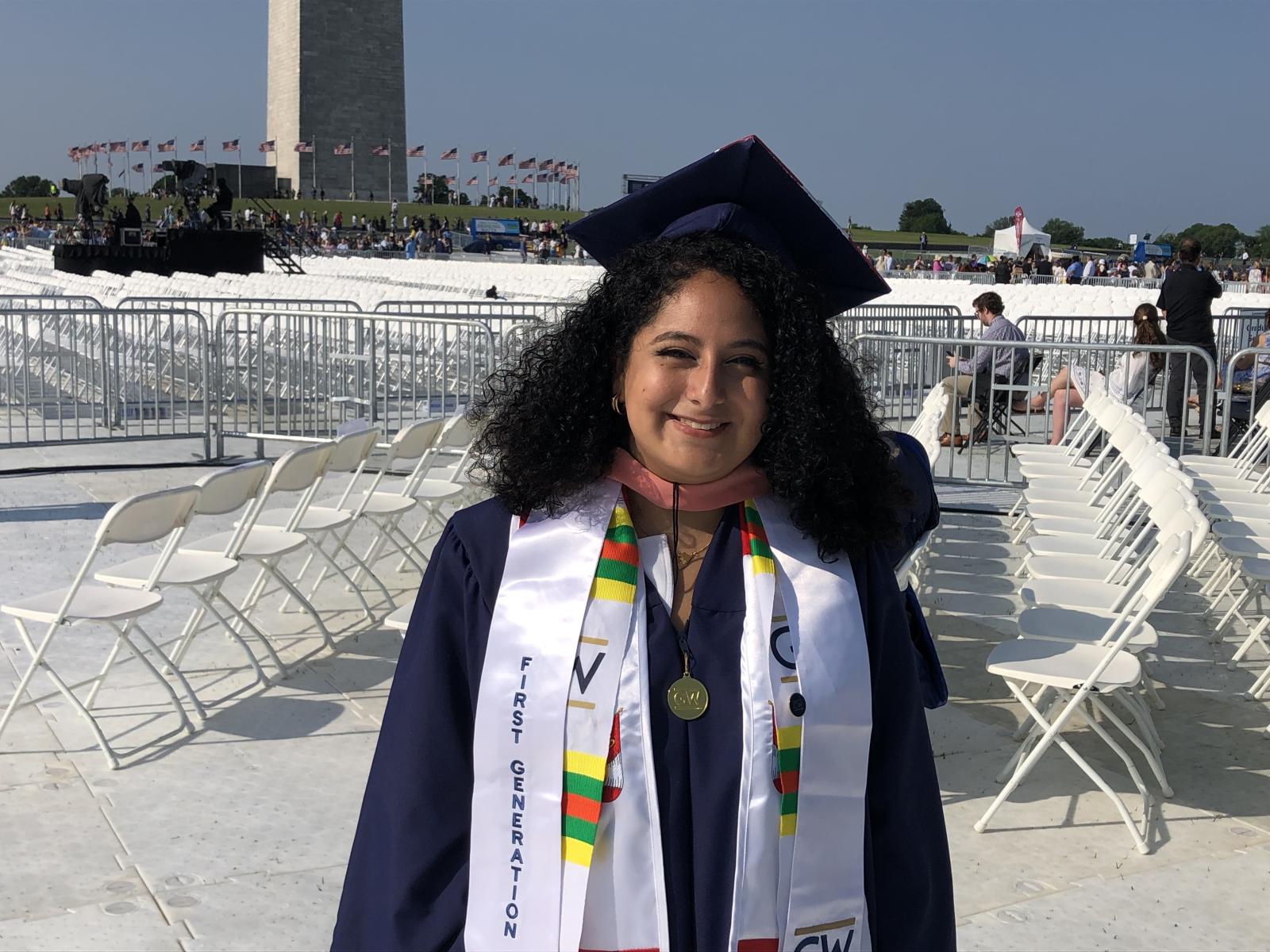 Student on the National Mall