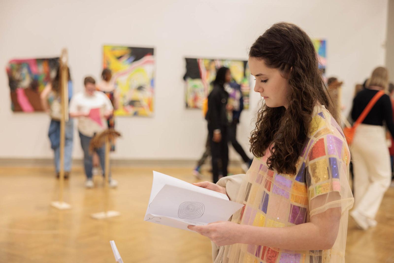 Visitors in a gallery at NEXT
