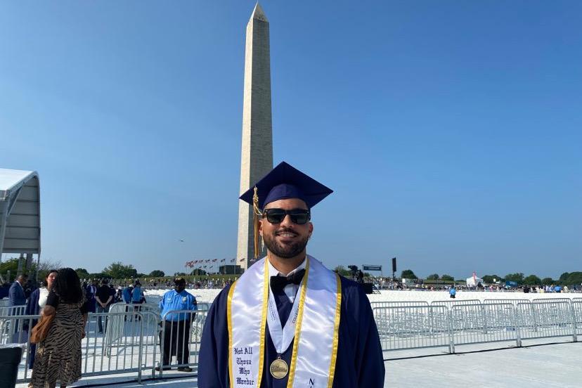 Student on the National Mall