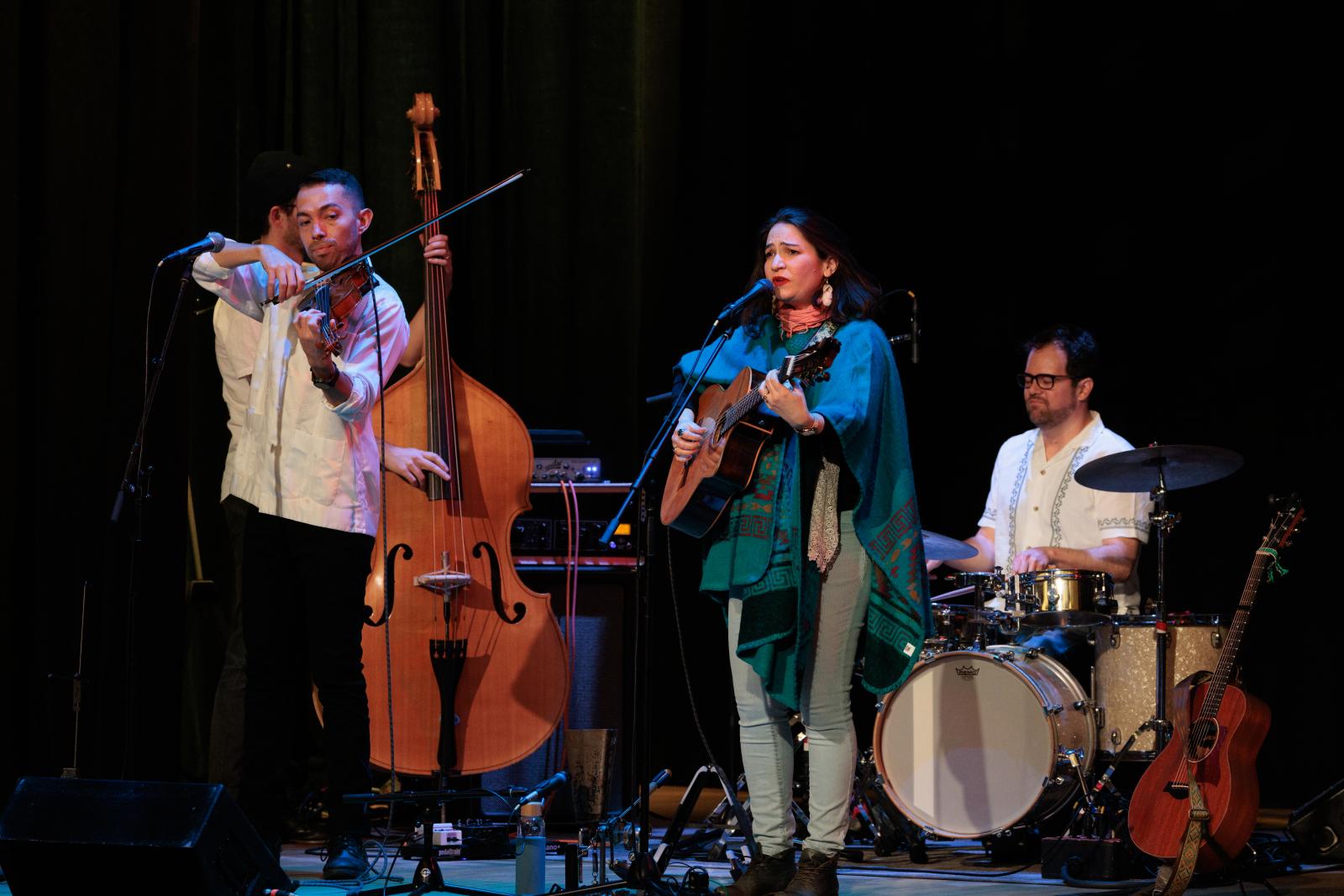 Musicians entertained the 'Science Friday' audience