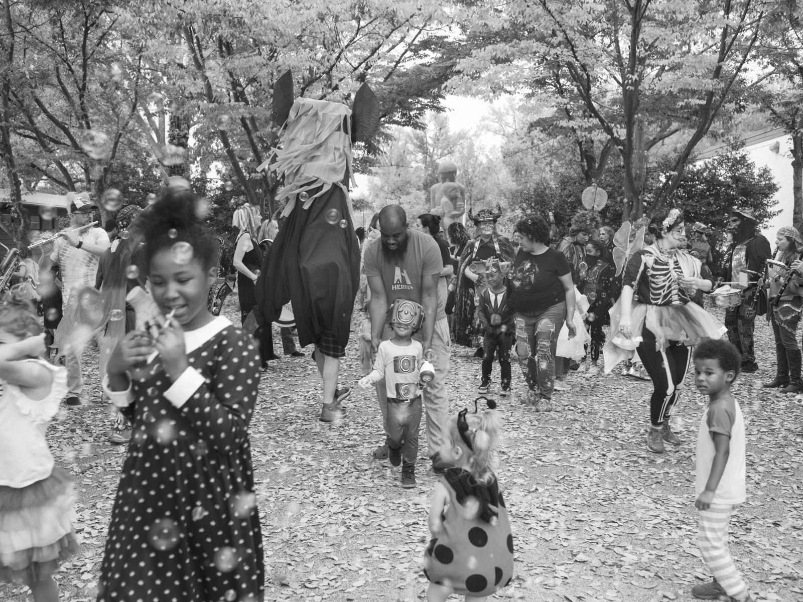 Community gathering in Greenbelt, Md., by Danielle Towers