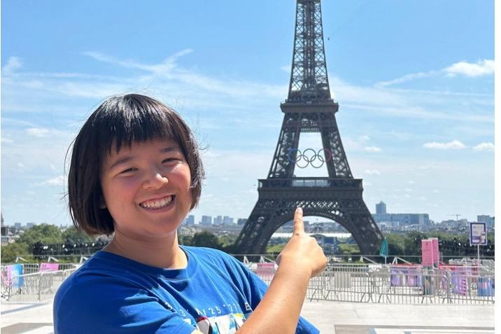 GW Business Student Yanlei Su at Paris Olympics 