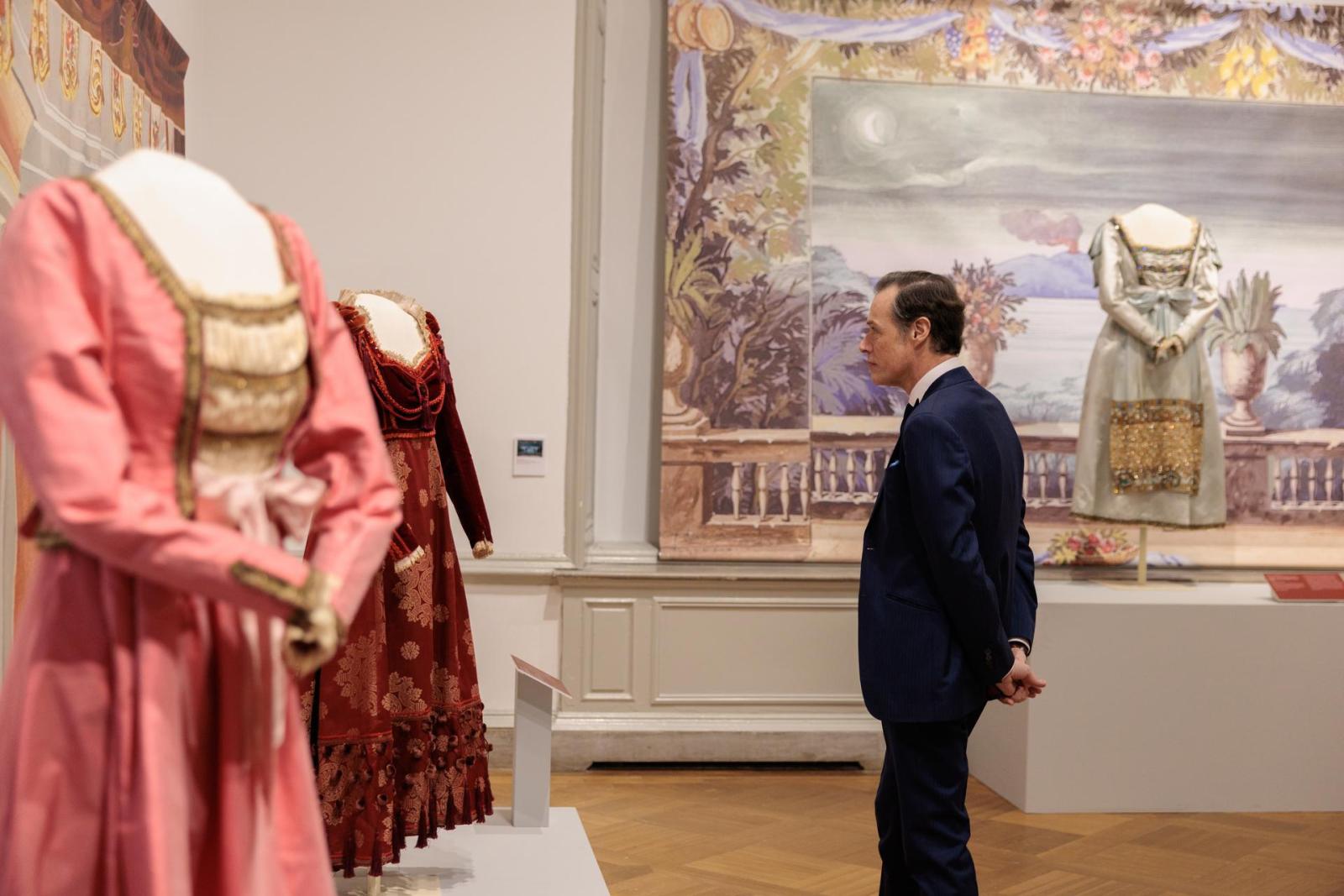 Ambassador Antonis Alexandridis of Greece at exhibit