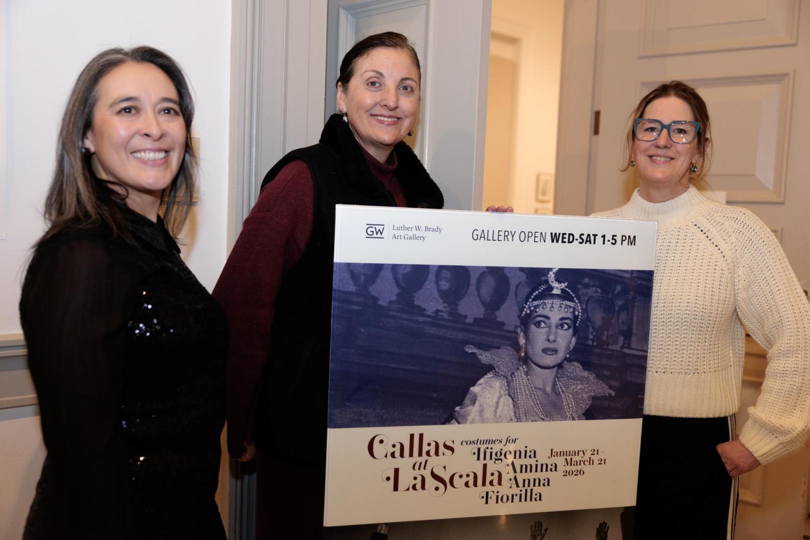 From left, Olivia Kohler-Maga, Tanya Wetenhall and Laura Goalen-Anderson