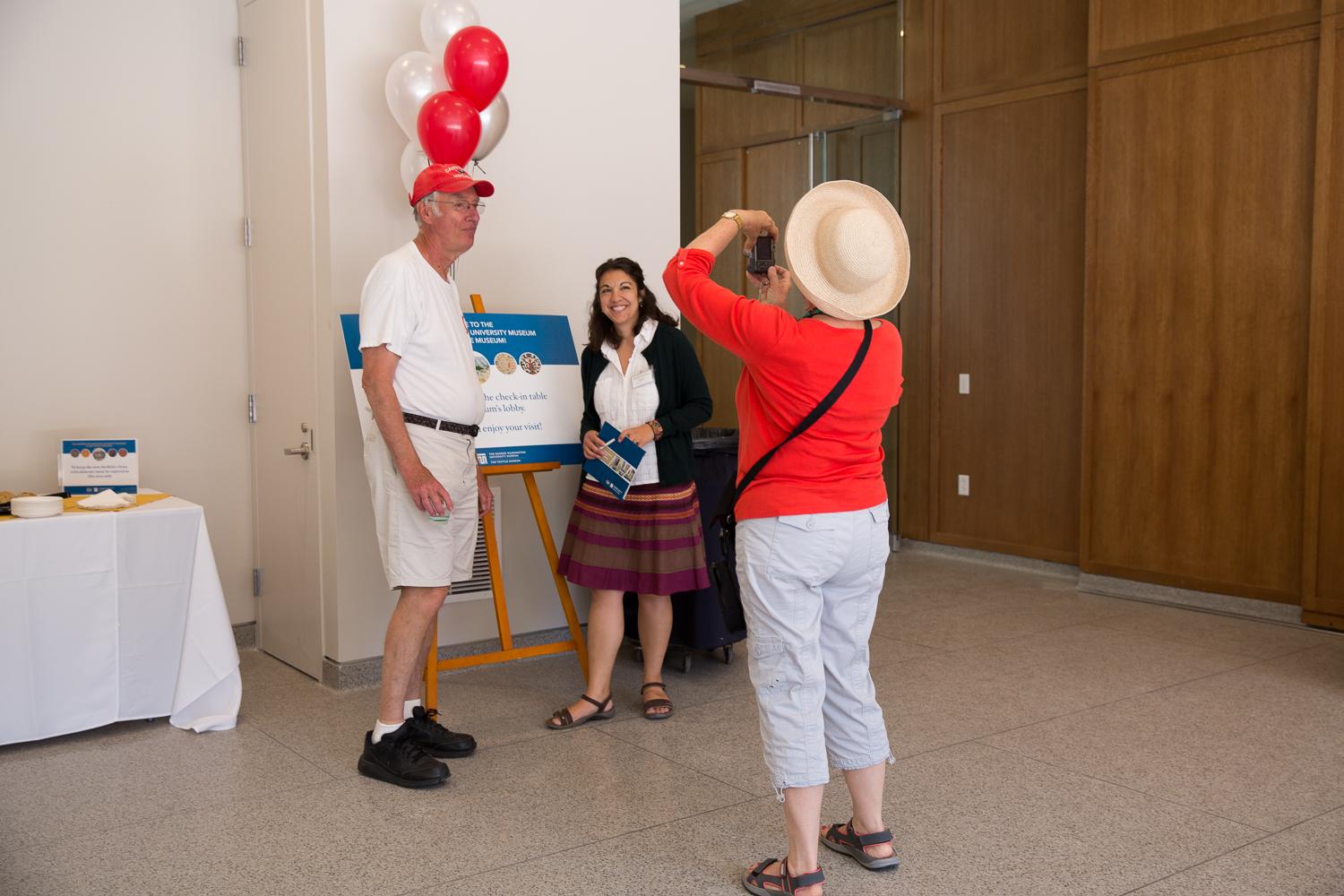 Textile Museum supporters preview the new building.