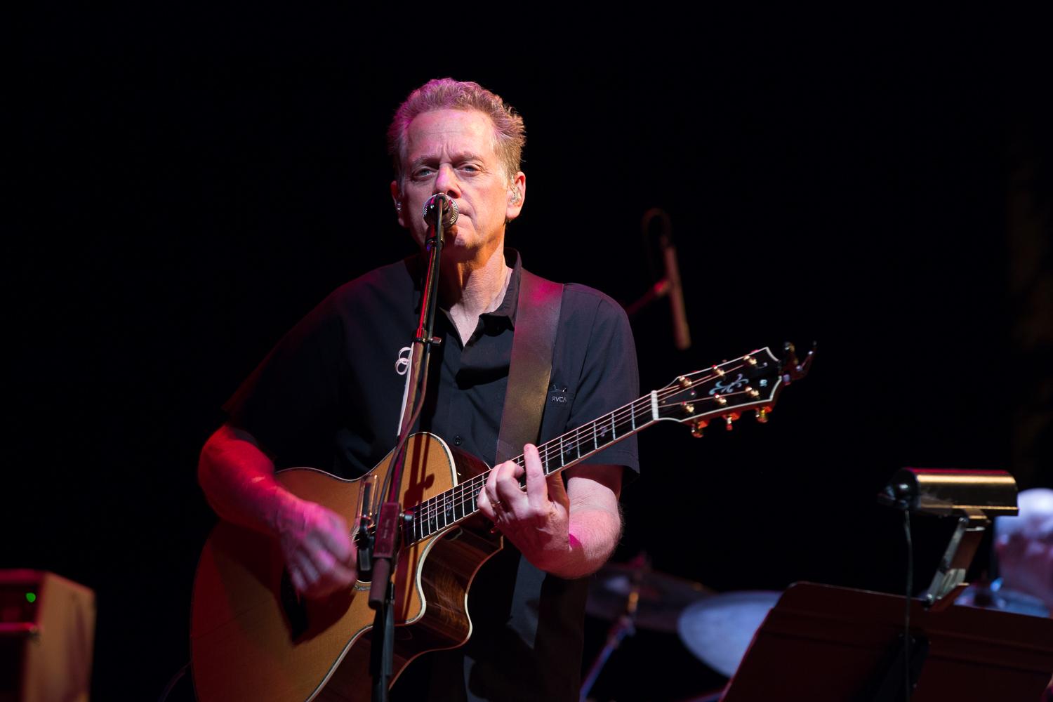 Michael Bacon, brother of actor Kevin Bacon, plays with the Bacon Brothers.