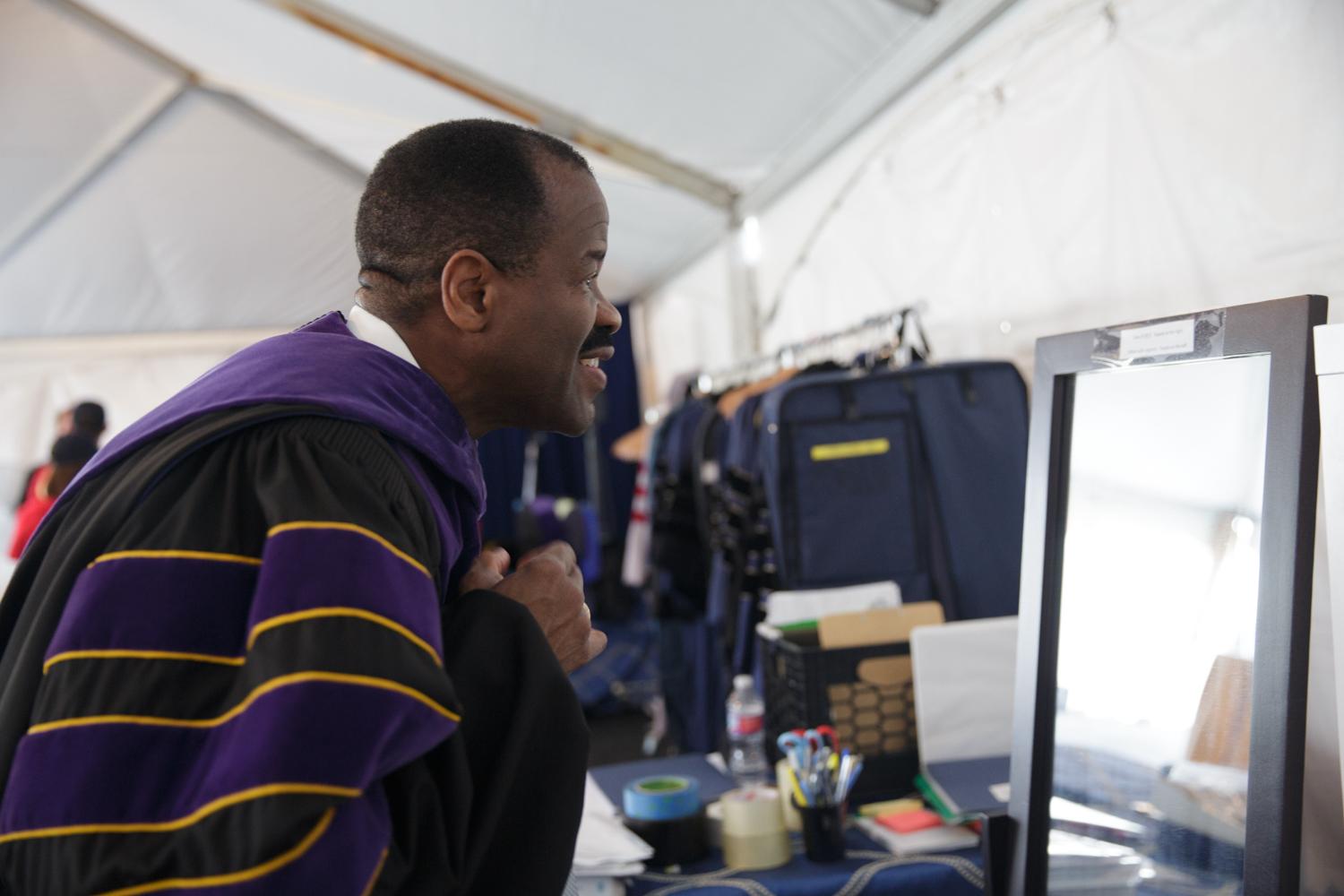 GW Commencement on The Mall 2015