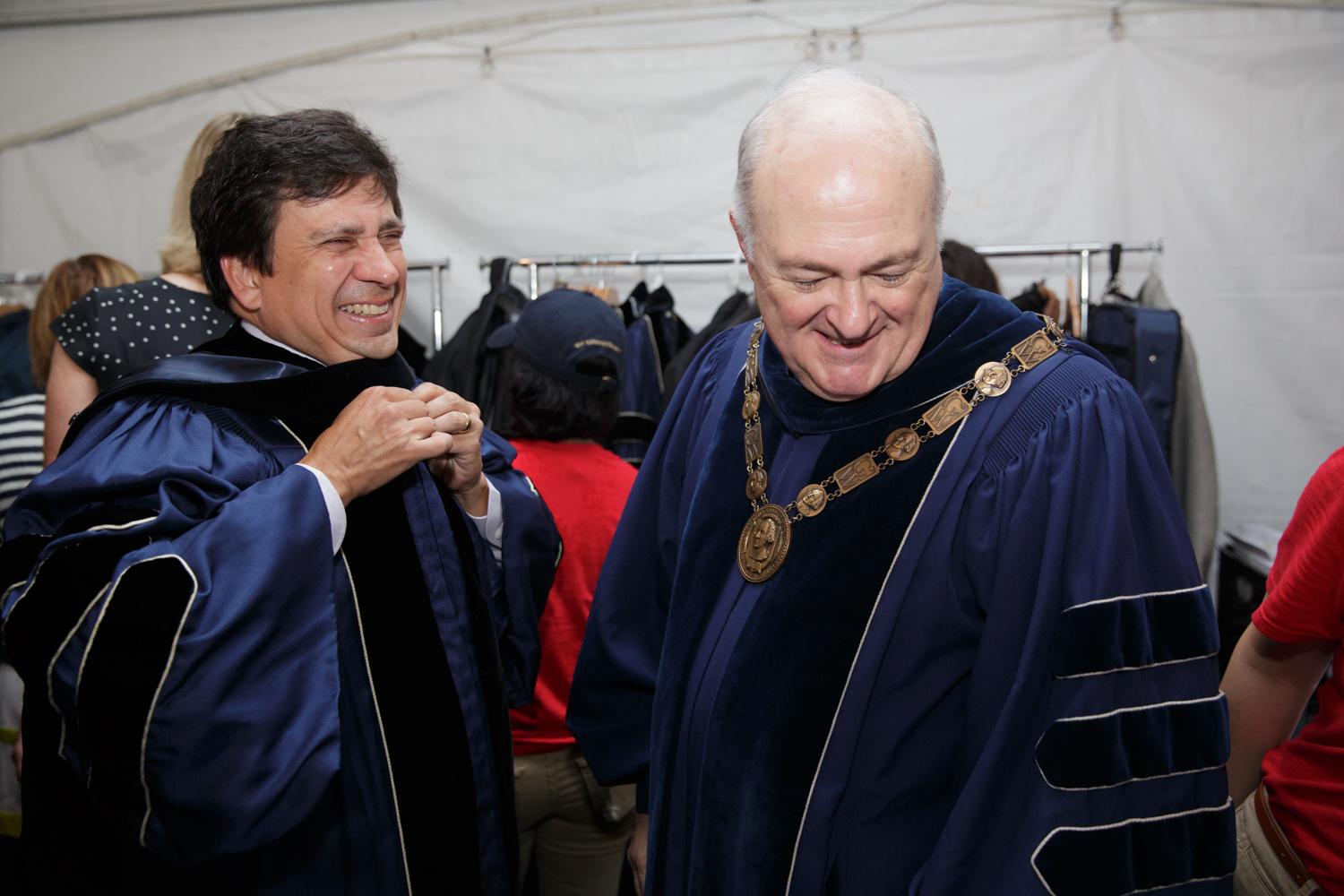 GW Commencement on The Mall 2015