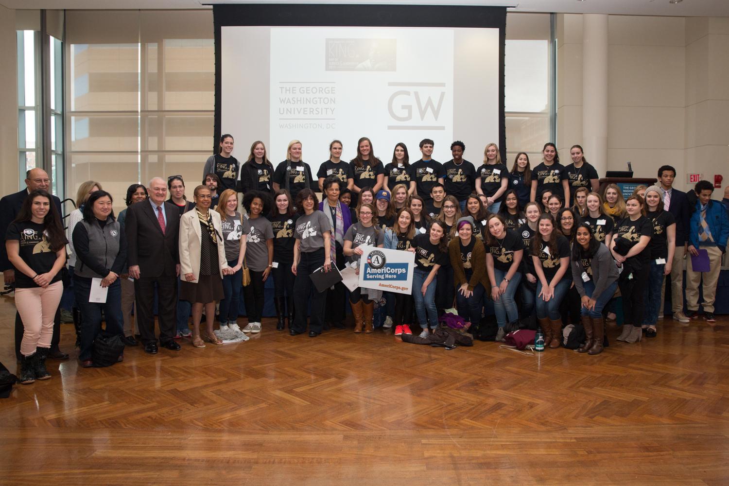 Americorps volunteers.