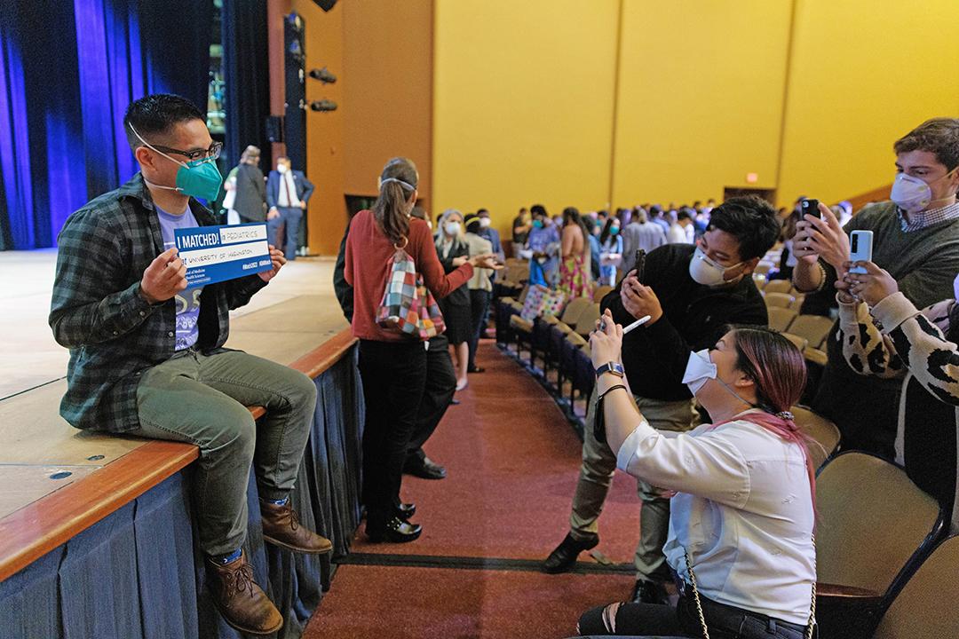 Match Day, posing for photos