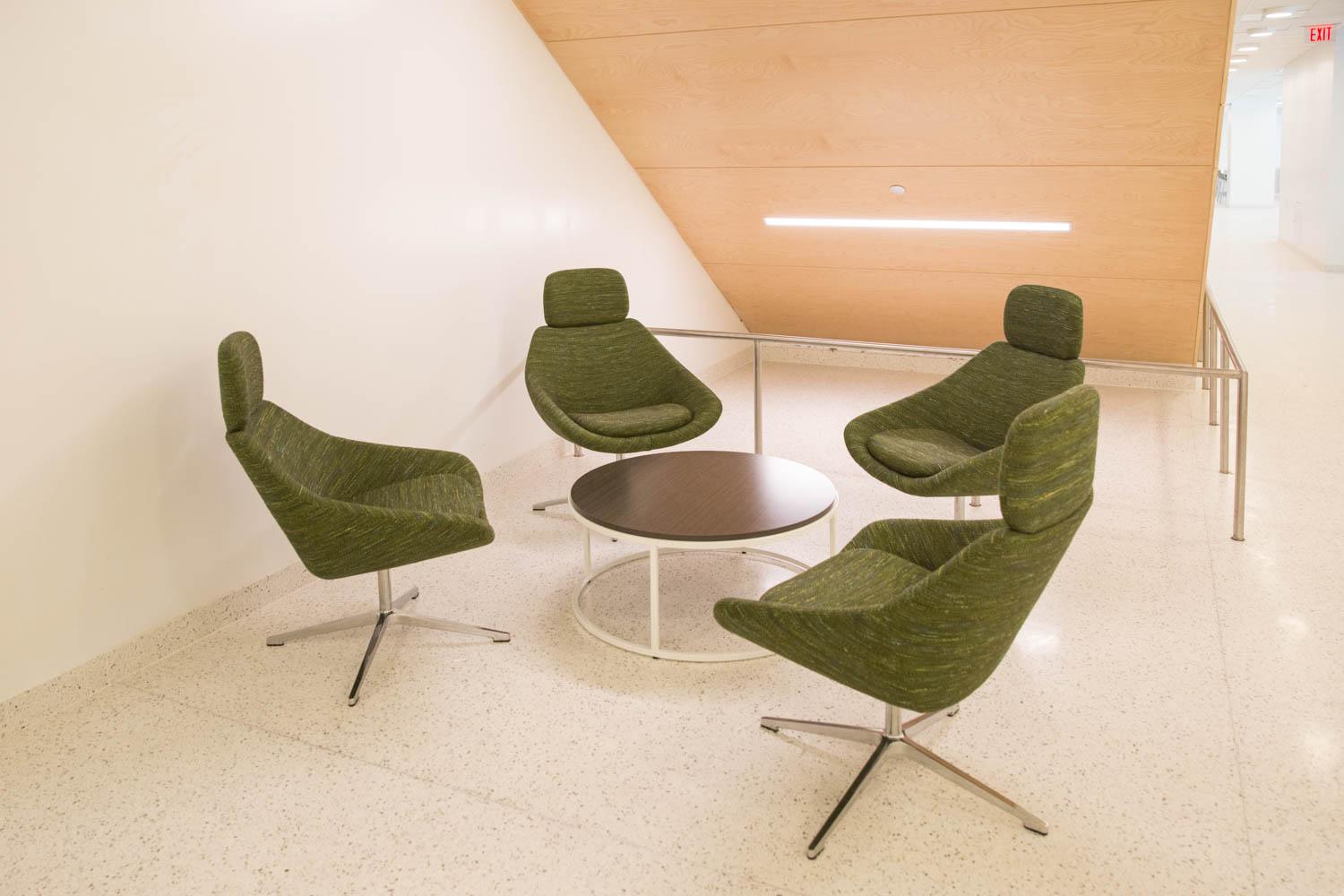 round table with four chairs