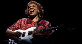 Carrie Compere plays Sister Rosetta Tharpe in a musical based on Gayle Wald's "Shout, Sister, Shout." (Courtesy Ford's Theatre)