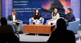 AI in political campaigns panel