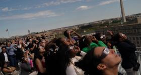 Solar Eclipse Watch Party on the City View Room Terrace