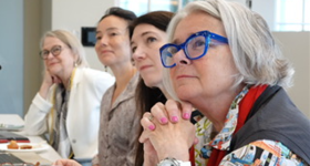 Chantal de Jonge Oudraat (right) at the Missing Peace Global Symposium hosted by the United States Institute of Peace. 